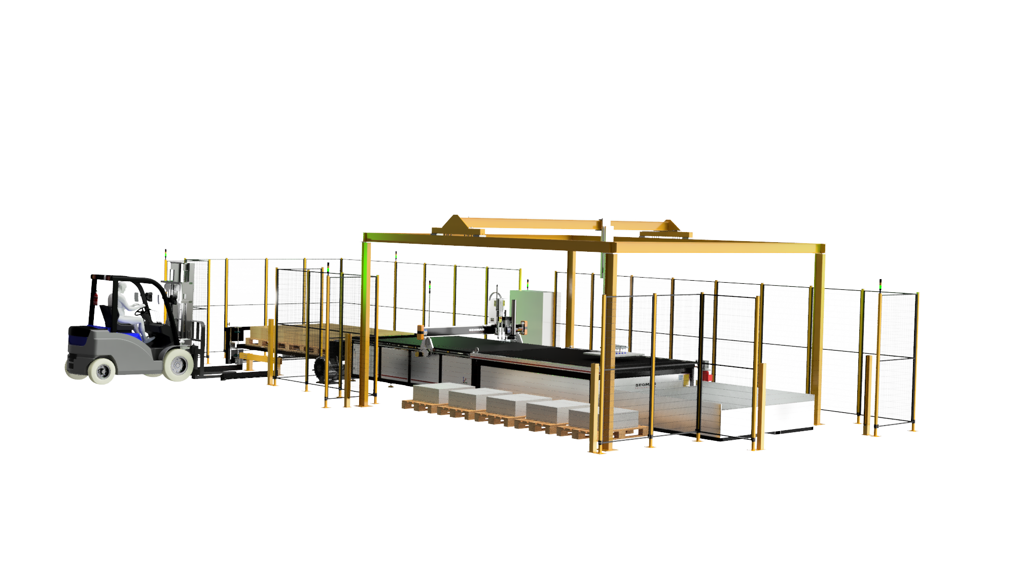 Linha CNC Automatizada